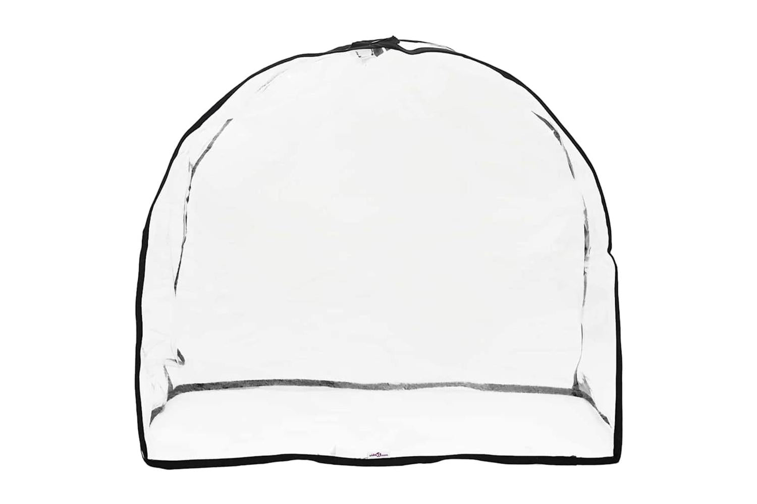Vidaxl Pet Stroller Cover Folding Transparent 66 X 35 X 59 Cm Pvc-3