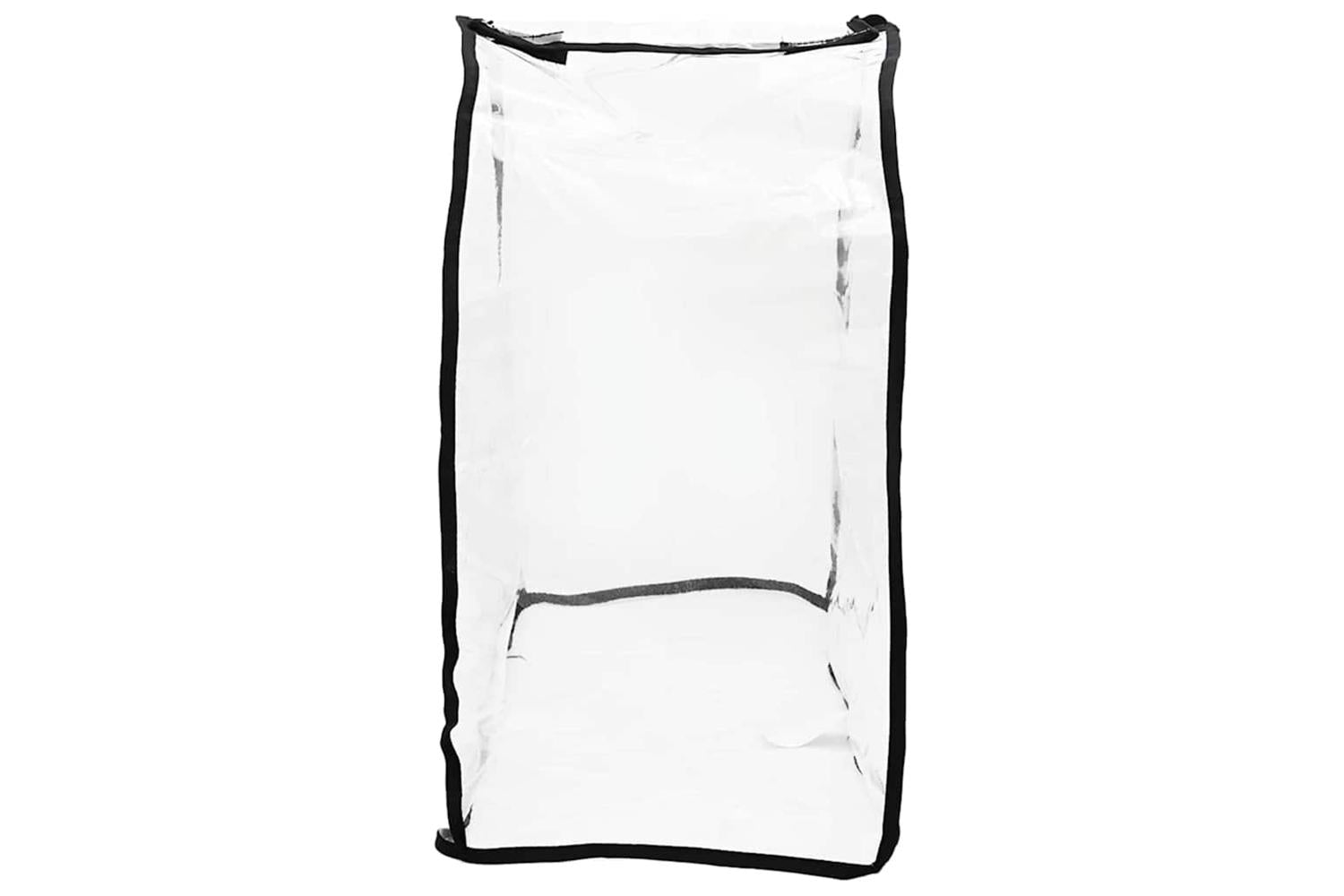 Vidaxl Pet Stroller Cover Folding Transparent 66 X 35 X 59 Cm Pvc-4