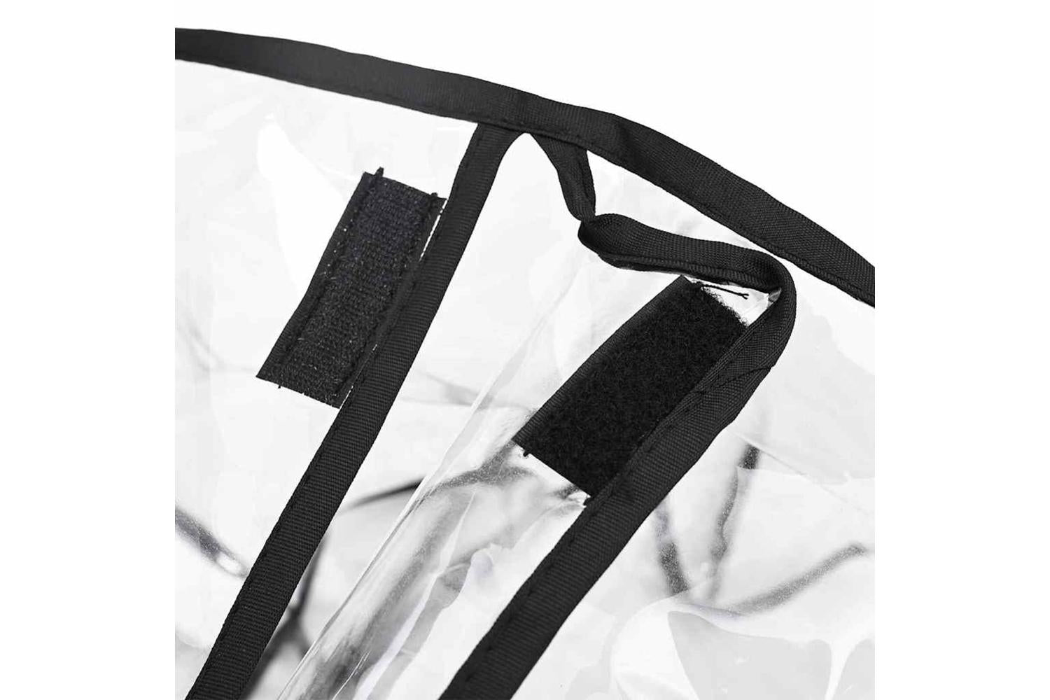 Vidaxl Pet Stroller Cover Folding Transparent 66 X 35 X 59 Cm Pvc-6
