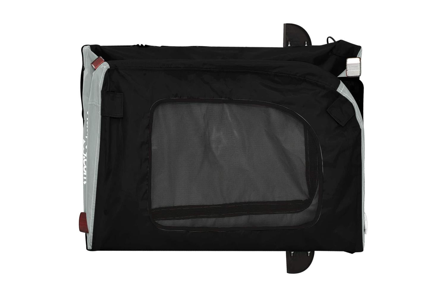 Vidaxl Pet Bike Trailer Grey And Black 545 X 120 X 161 Cm-10