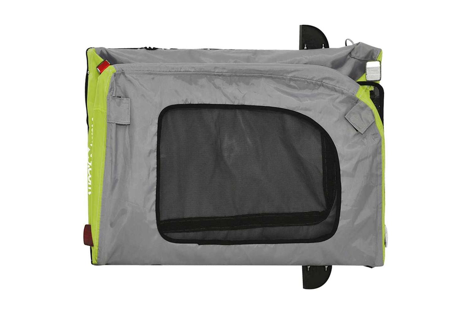 Vidaxl Pet Bike Trailer Green And Grey 1245 X 635 X 53 Cm-7