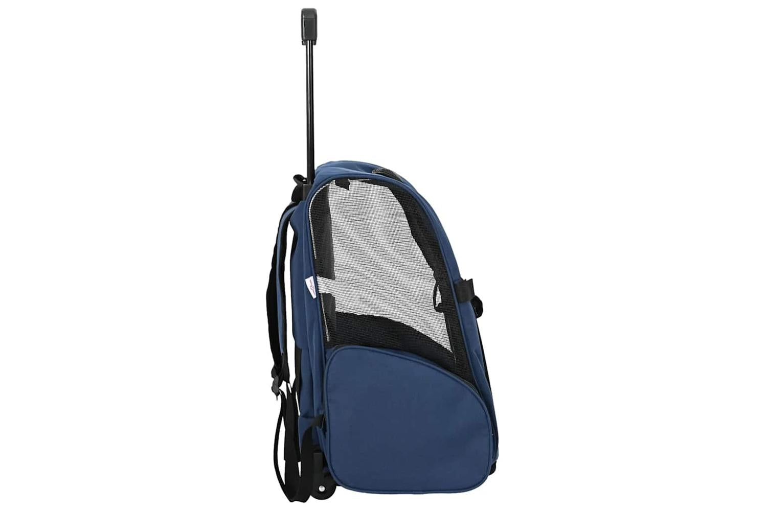 Vidaxl Pet Trolley 3-in-1 Design Blue 48x32x57-106 Cm Oxford Fabric-5