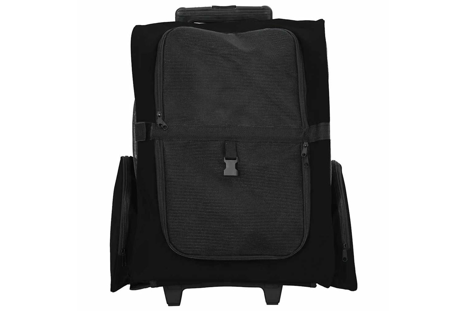 Vidaxl Pet Trolley 3-in-1 Design Black 48x32x57-106 Cm Oxford Fabric-3