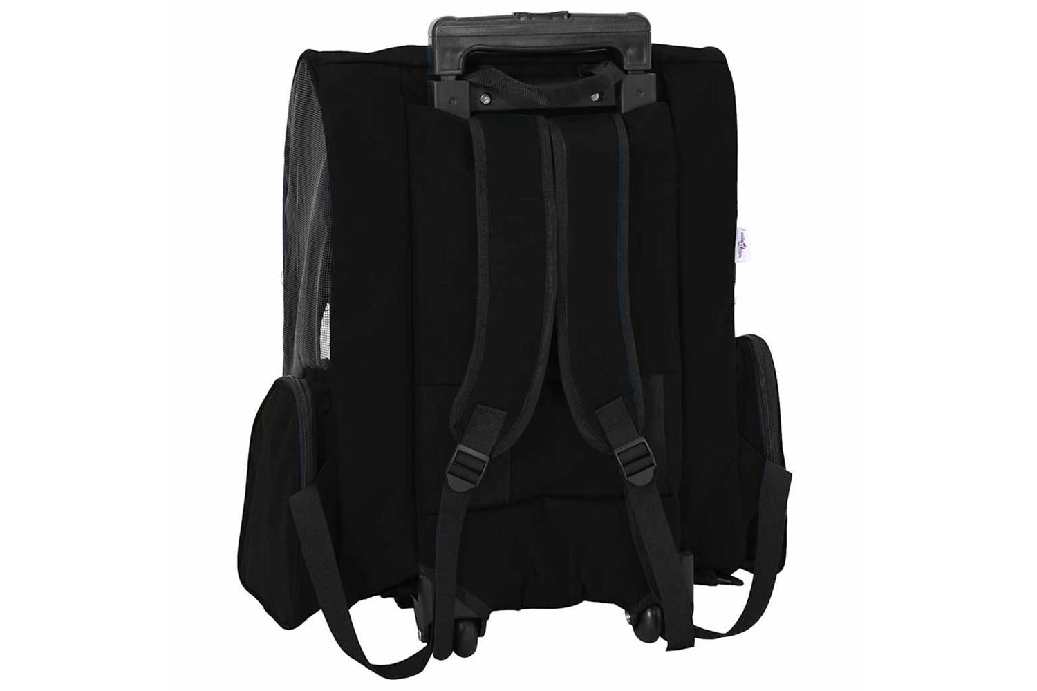 Vidaxl Pet Trolley 3-in-1 Design Black 48x32x57-106 Cm Oxford Fabric-6