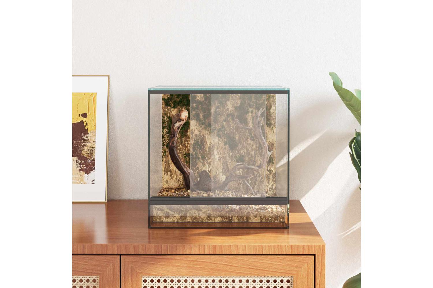 Vidaxl Reptile And Amphibian Habitats White 30 X 30 X 30 Cm Glass-4