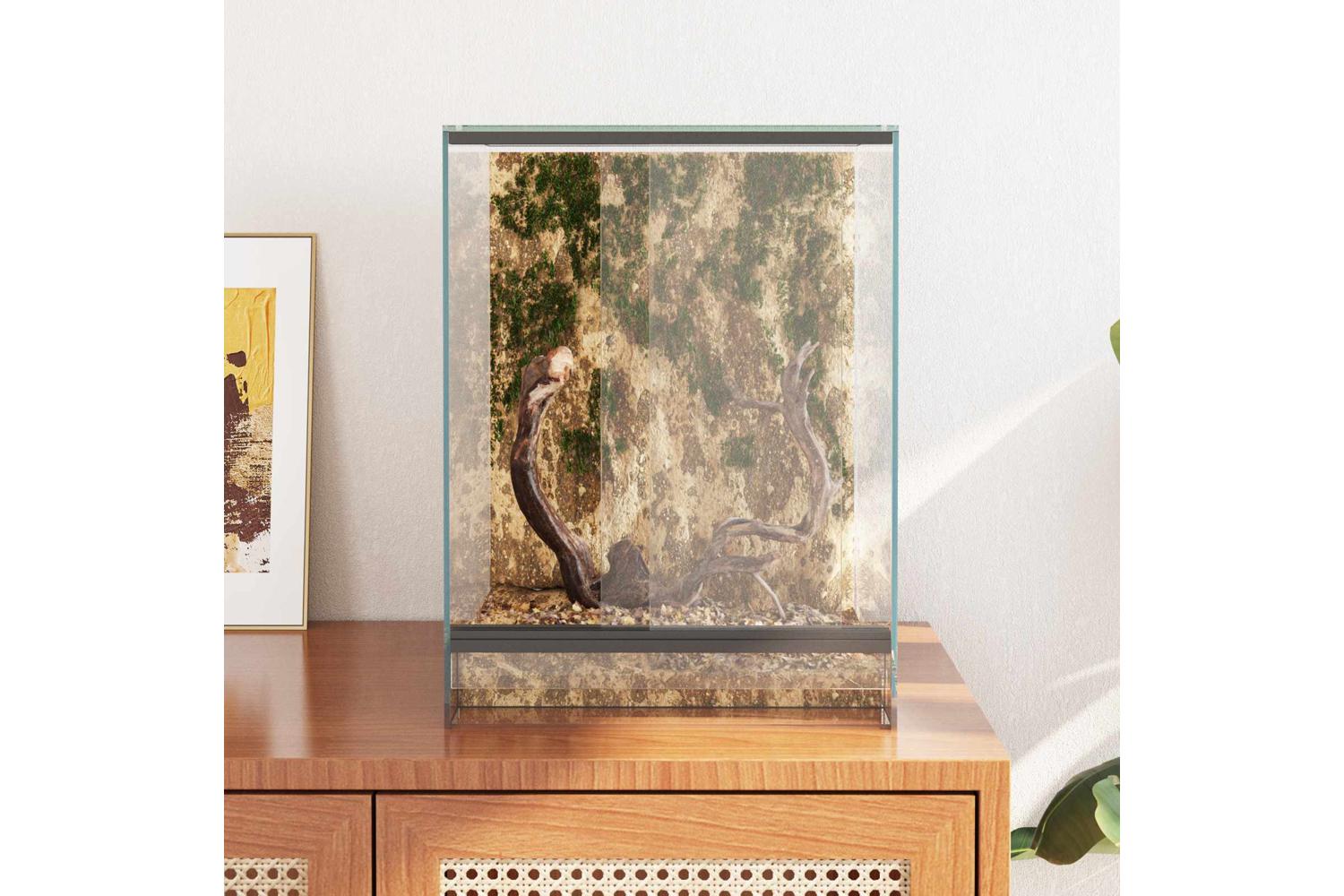 Vidaxl Reptile And Amphibian Habitats White 30 X 30 X 40 Cm Glass-4