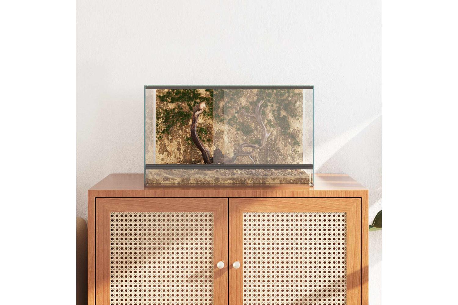 Vidaxl Reptile And Amphibian Habitats White 50 X 30 X 30 Cm Glass-4