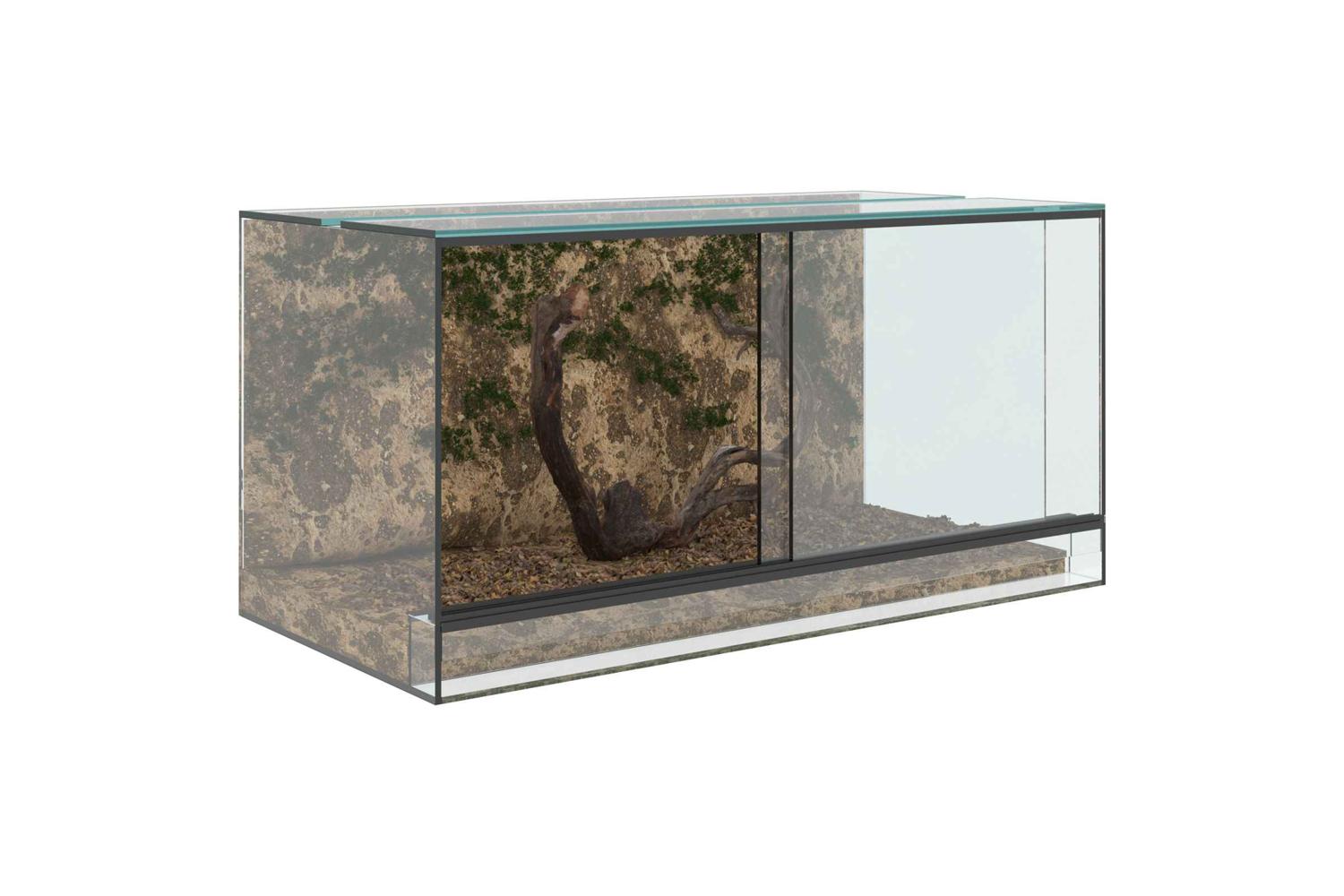 Vidaxl Reptile And Amphibian Habitats White 80 X 40 X 40 Cm Glass-3