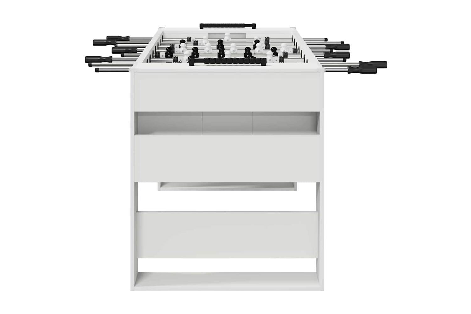 Vidaxl Football Table White 146.5 X 74 X 85 Cm Engineered Wood-5
