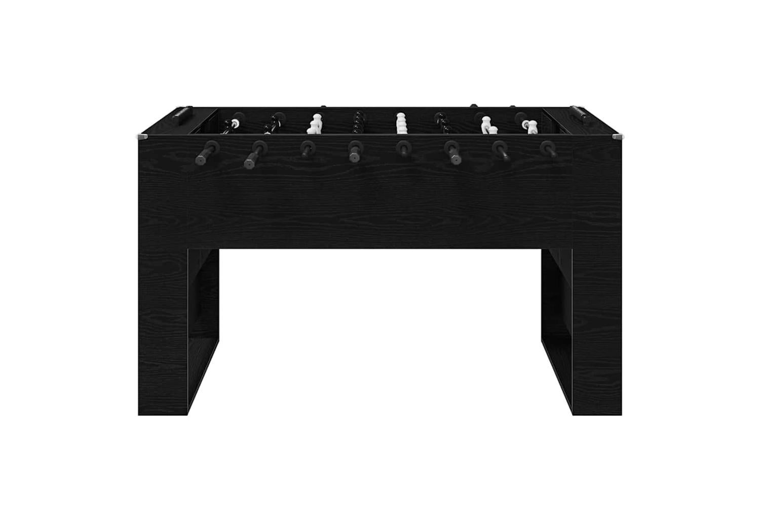 Vidaxl Football Table Black Oak 146.5 X 74 X 85 Cm Engineered Wood-4