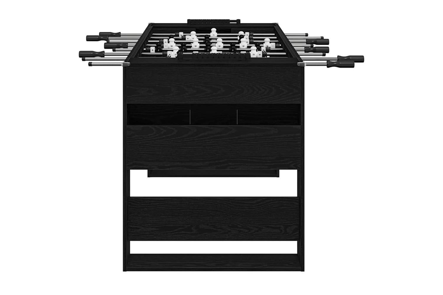 Vidaxl Football Table Black Oak 146.5 X 74 X 85 Cm Engineered Wood-5