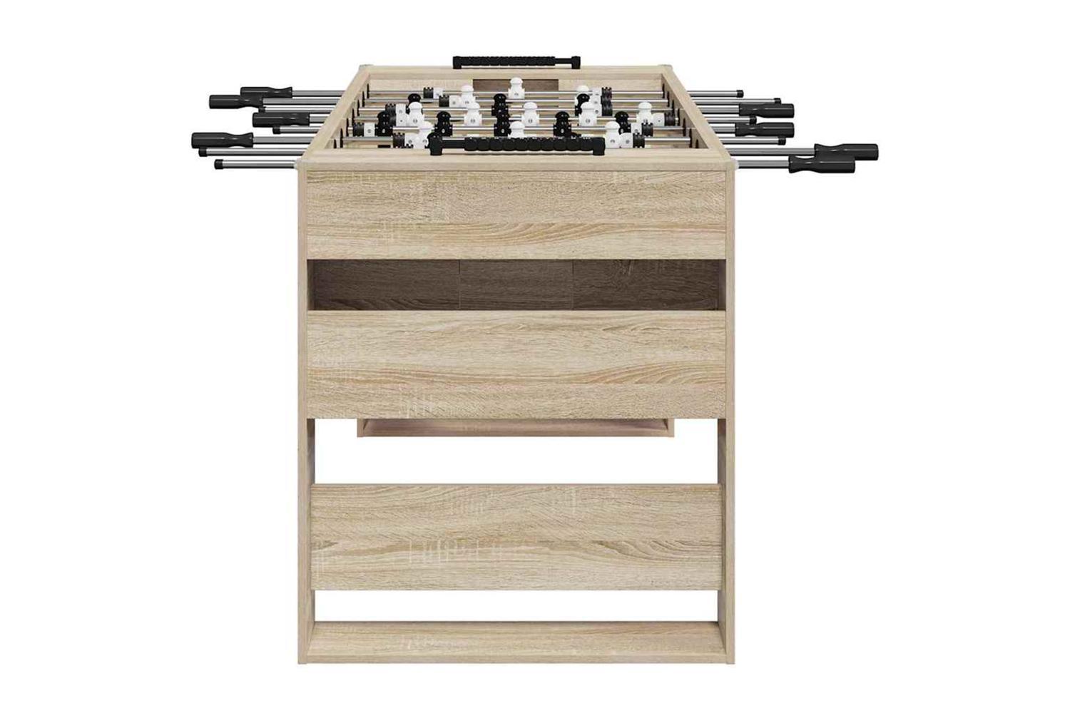Vidaxl Football Table Sonoma Oak 146.5 X 74 X 85 Cm Engineered Wood-5