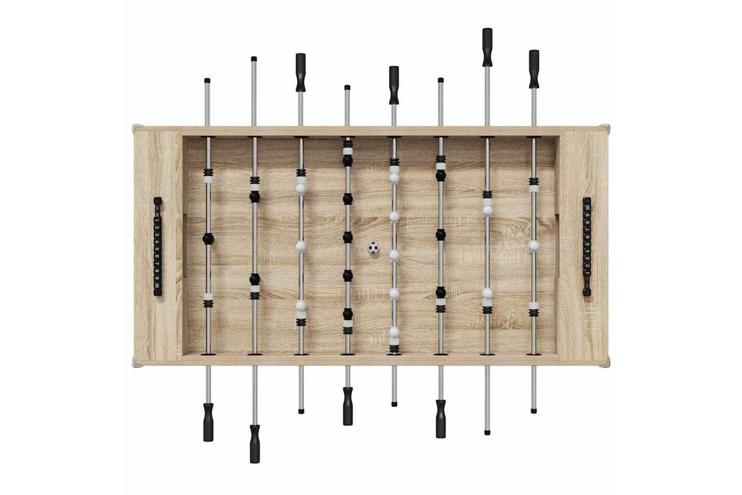 Vidaxl Football Table Sonoma Oak 146.5 X 74 X 85 Cm Engineered Wood-6