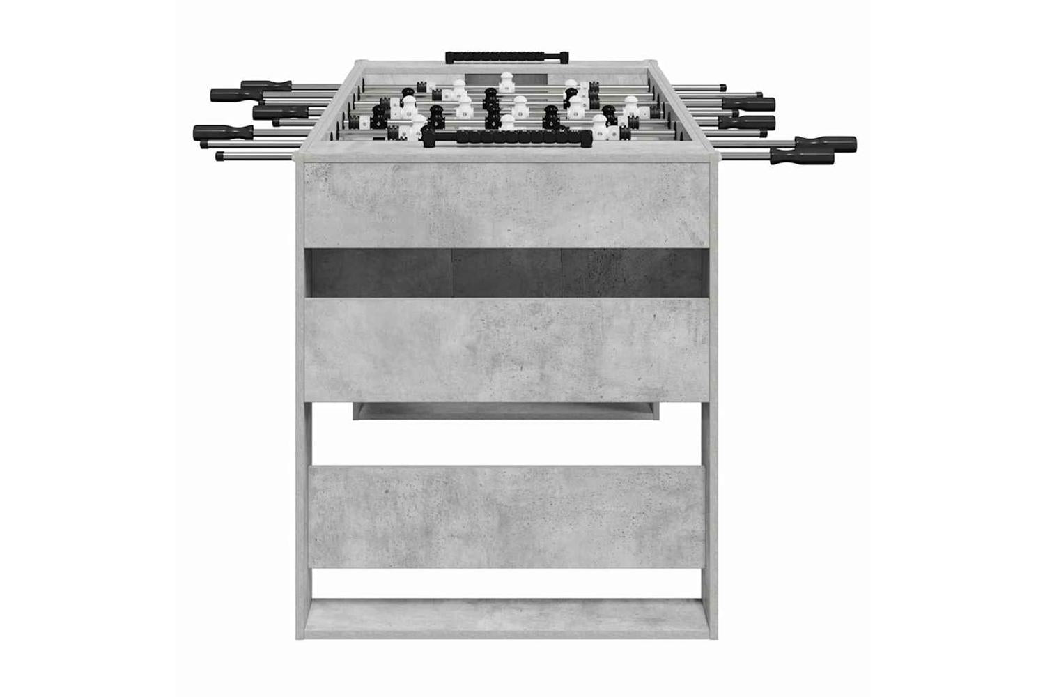 Vidaxl Football Table Concrete Grey 146.5 X 74 X 85 Cm Engineered Wood-5