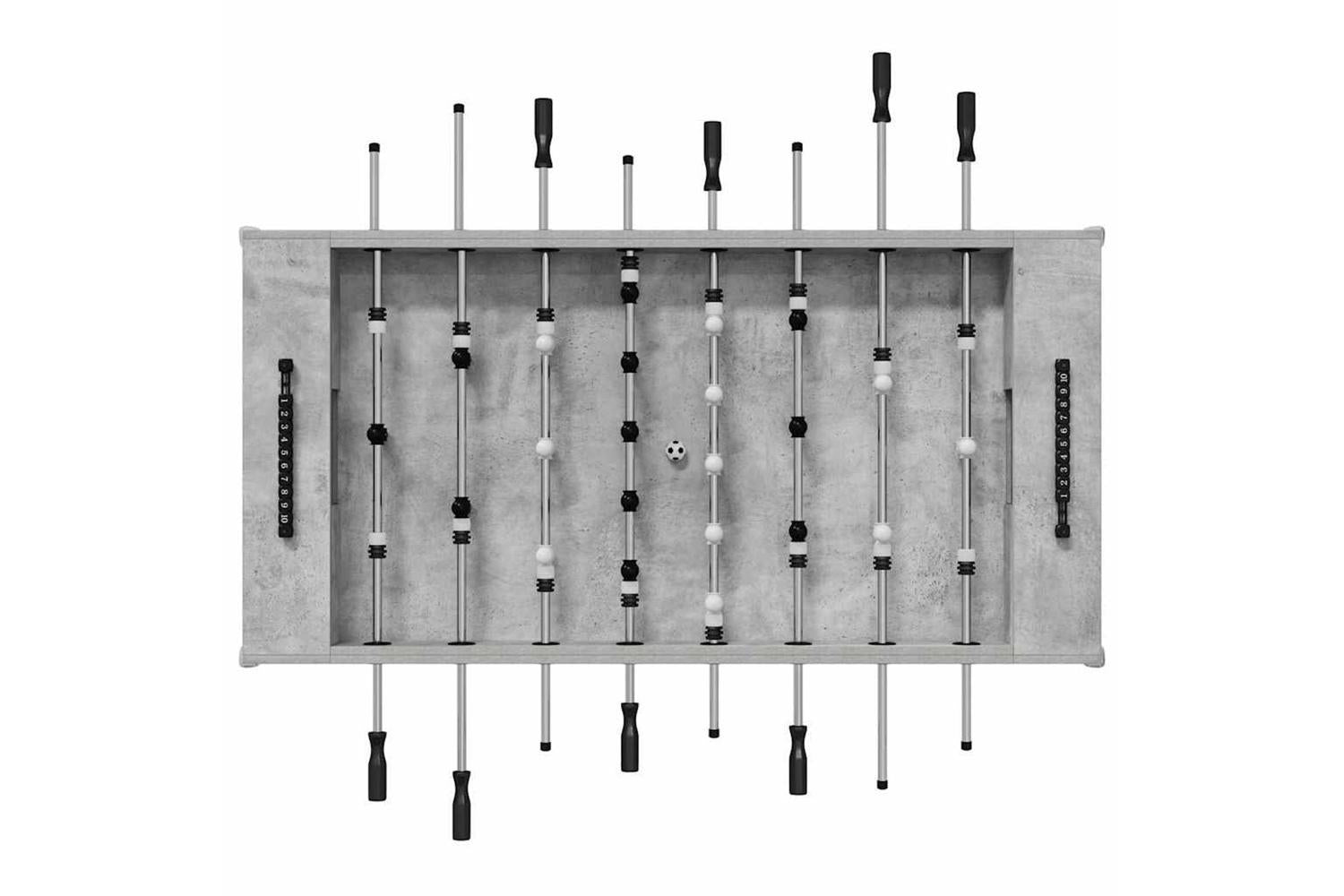 Vidaxl Football Table Concrete Grey 146.5 X 74 X 85 Cm Engineered Wood-6