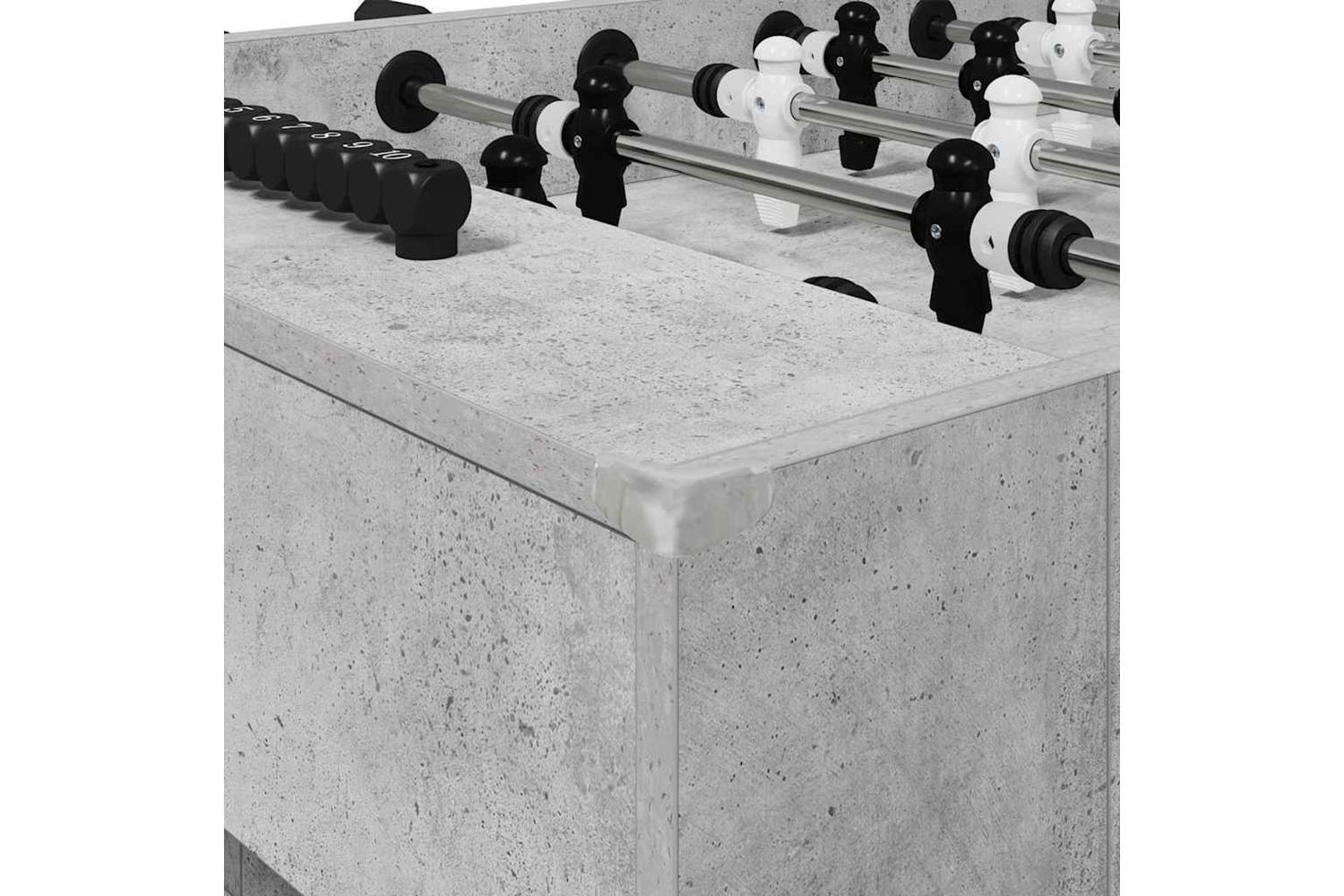 Vidaxl Football Table Concrete Grey 146.5 X 74 X 85 Cm Engineered Wood-7