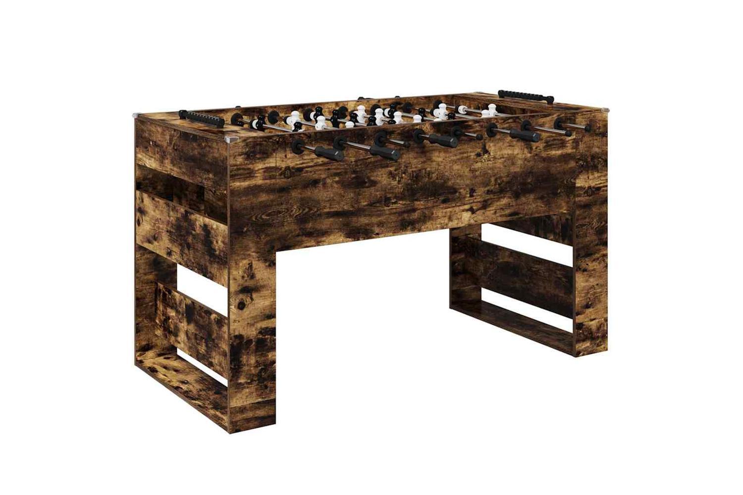 Vidaxl Football Table Smoked Oak 146.5 X 74 X 85 Cm Engineered Wood-2