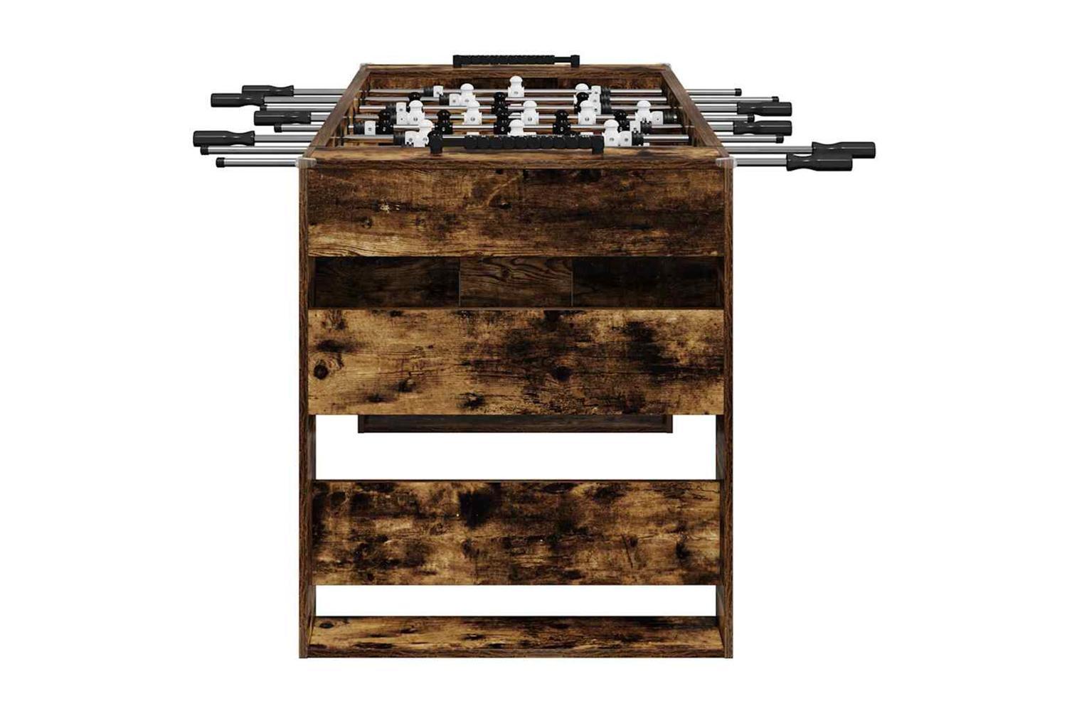 Vidaxl Football Table Smoked Oak 146.5 X 74 X 85 Cm Engineered Wood-5