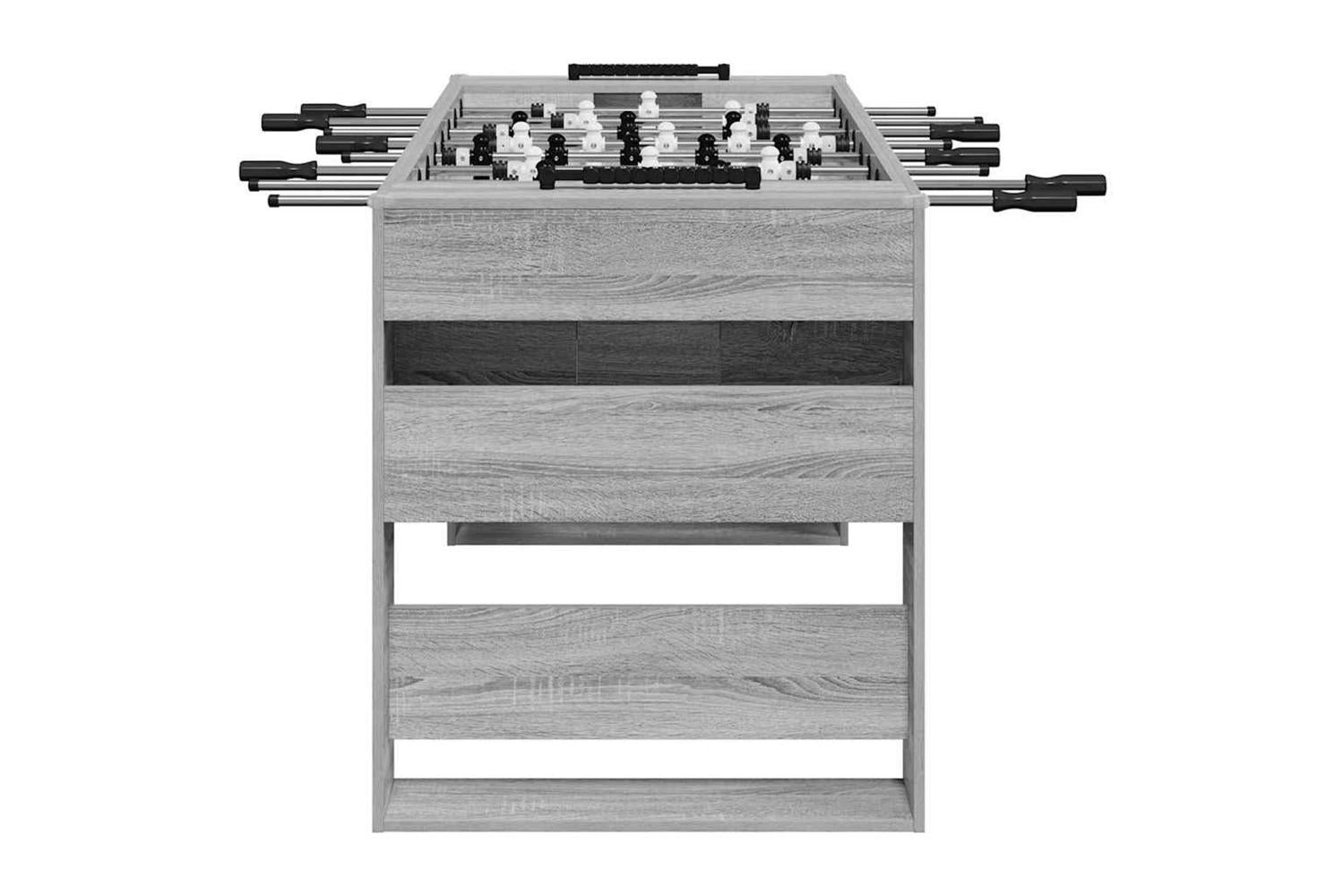 Vidaxl Football Table Grey Sonoma 146.5 X 74 X 85 Cm Engineered Wood-5
