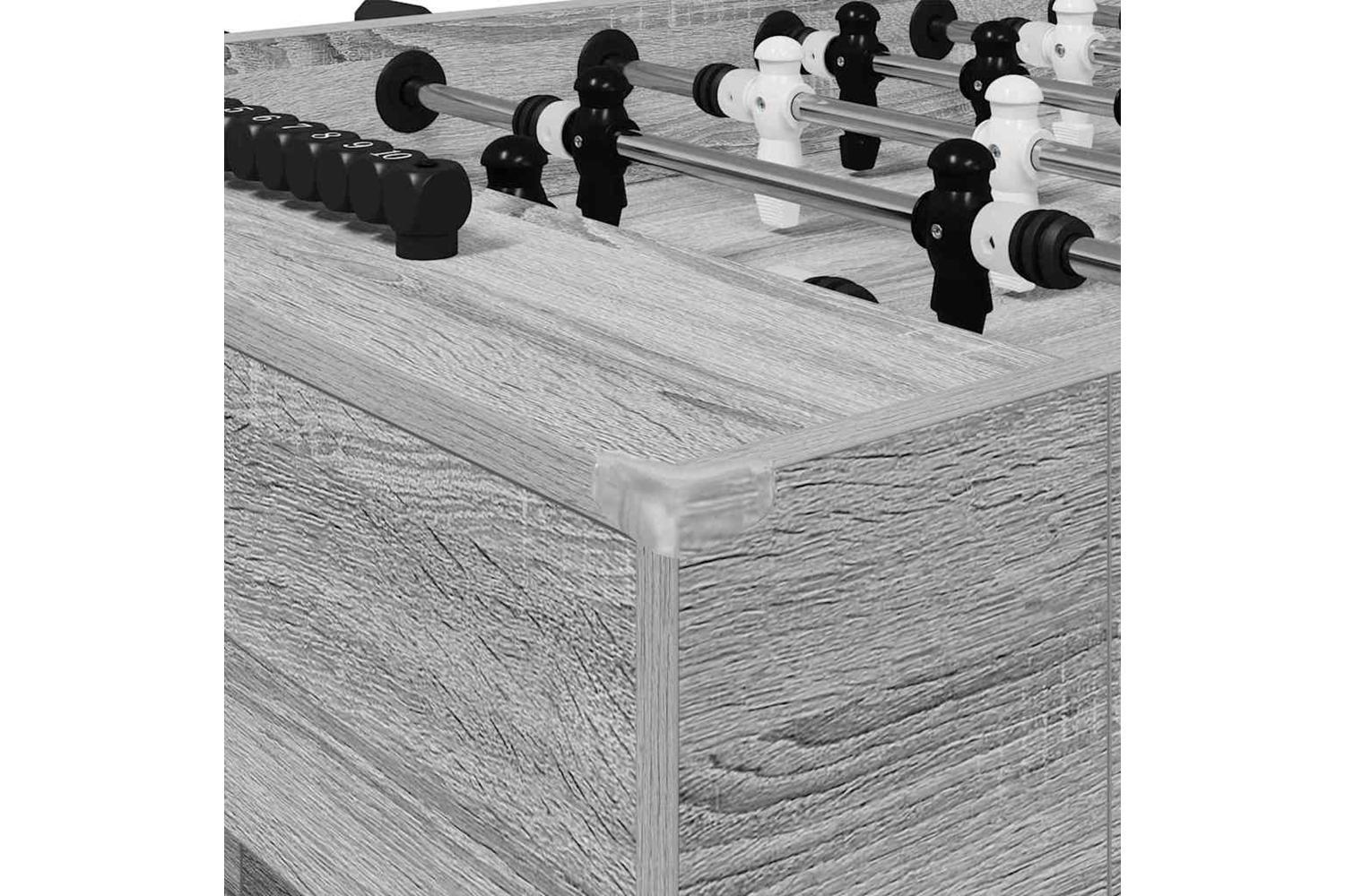 Vidaxl Football Table Grey Sonoma 146.5 X 74 X 85 Cm Engineered Wood-7