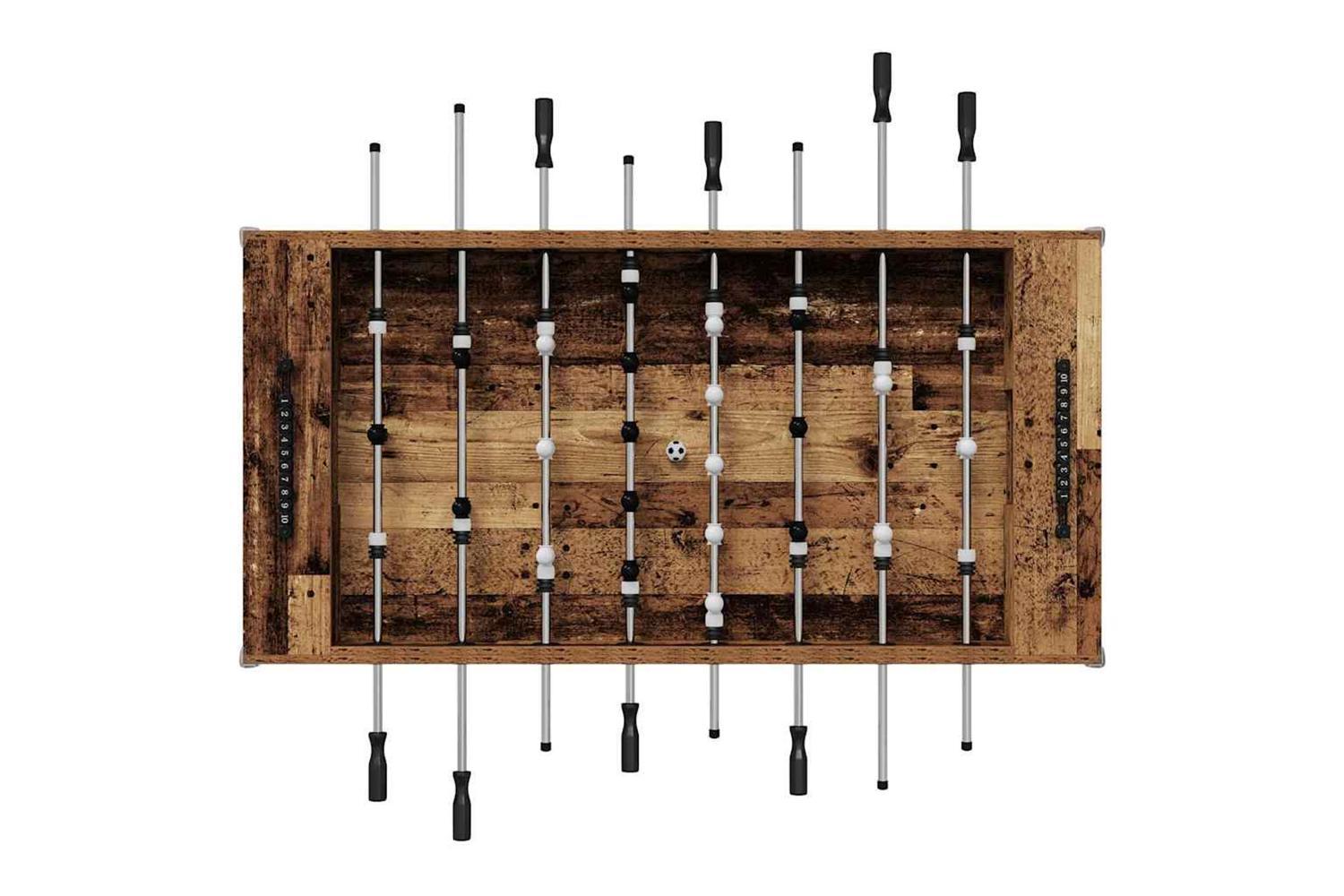Vidaxl Football Table Old Wood 146.5 X 74 X 85 Cm Engineered Wood-6