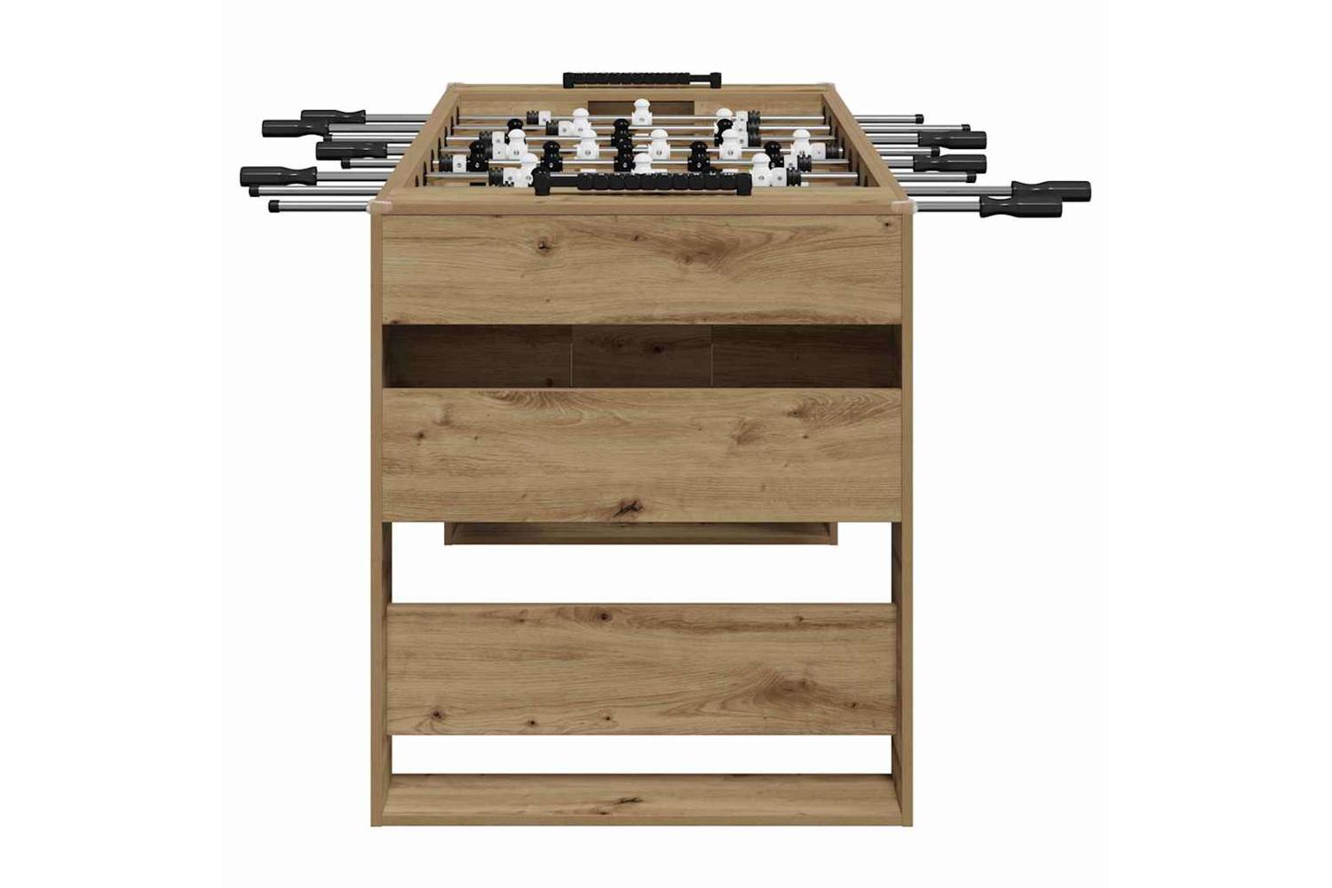 Vidaxl Football Table Artisan Oak 146.5 X 74 X 85 Cm Engineered Wood-5