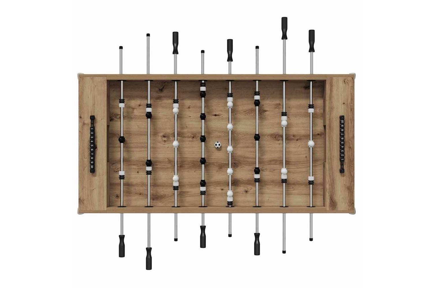 Vidaxl Football Table Artisan Oak 146.5 X 74 X 85 Cm Engineered Wood-6