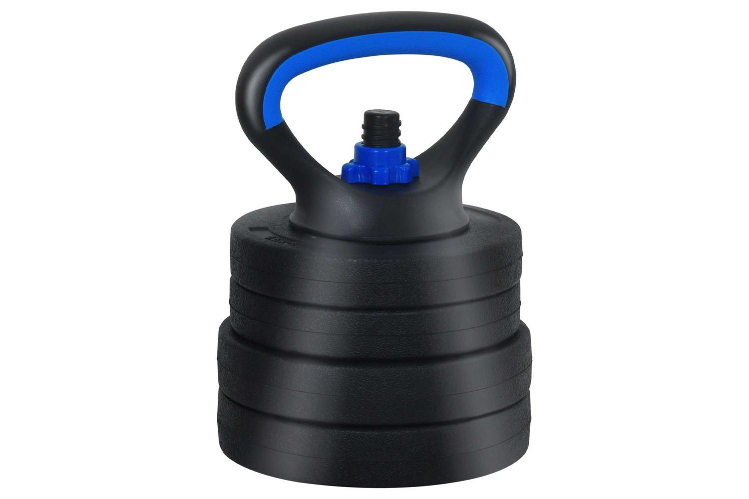 Vidaxl 4-in-1 Dumbbell Set Black And Blue 121 X 19.5 X 19.5 Cm-5