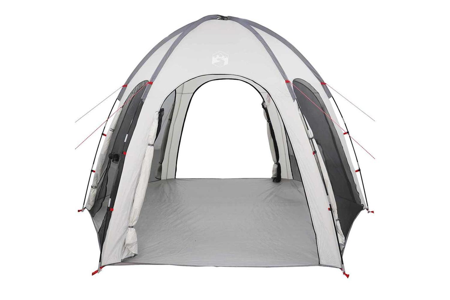 Vidaxl Pool Tent Grey 366 X 305 X 231 Cm Polyester And Fiberglass-7