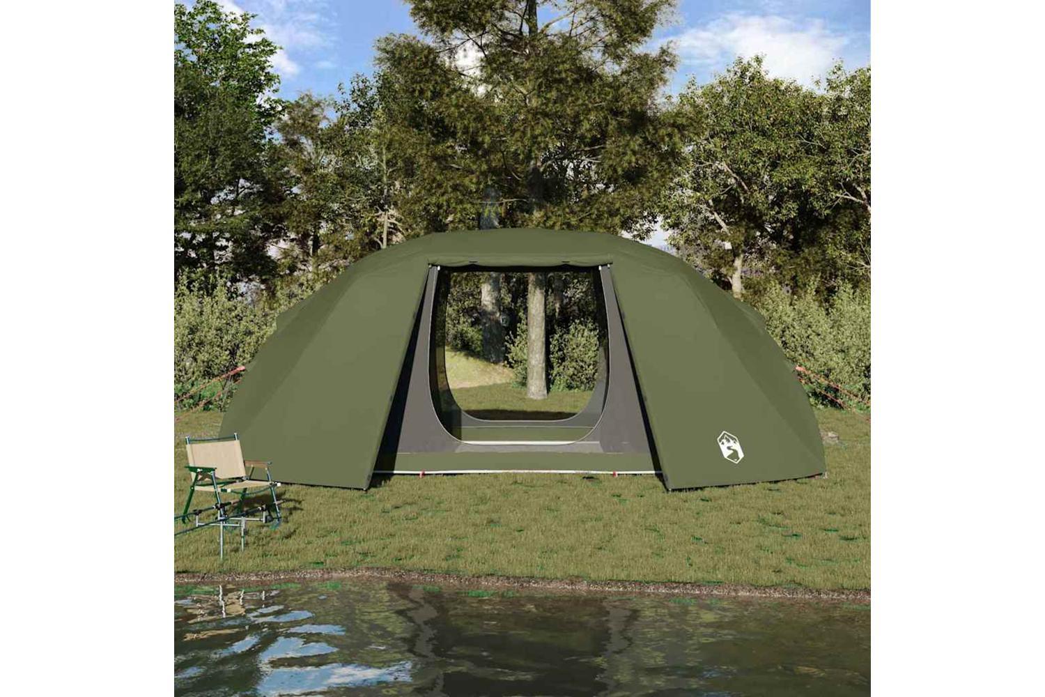 Vidaxl Fishing Tent With Roof Olive Green 514 X 465 X 187 Cm-3