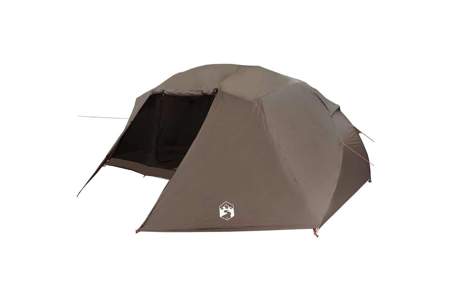 Vidaxl Fishing Tent Brown 514 X 465 X 187 Cm Polyester And Fiberglass-10