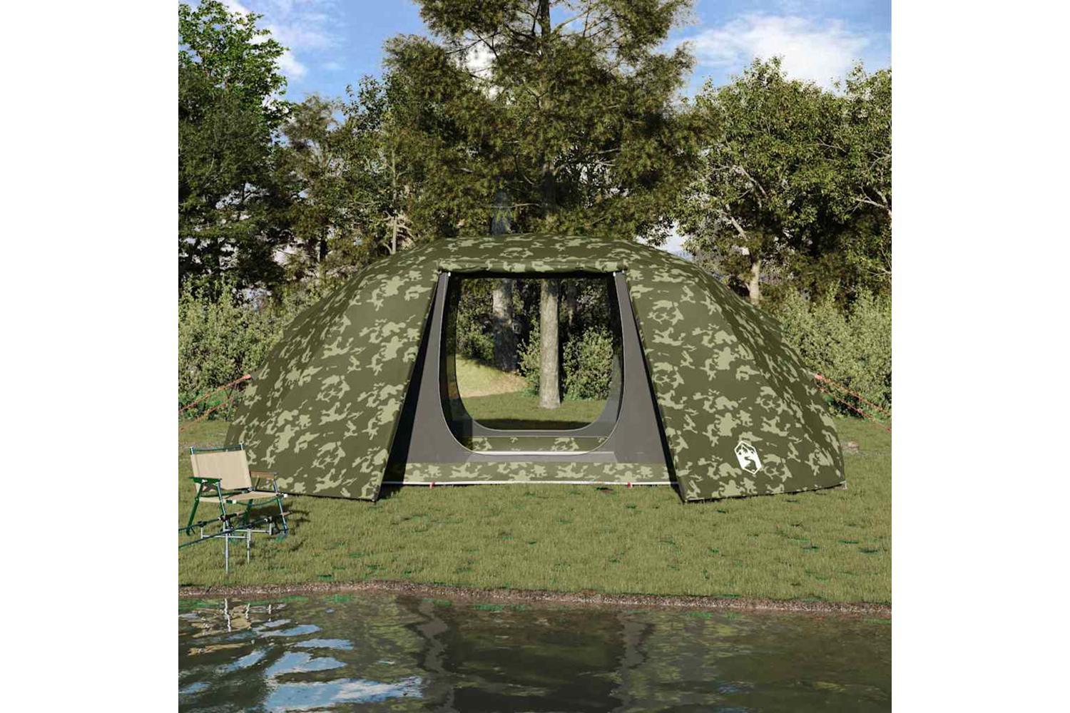 Vidaxl Fishing Tent With Roof Camouflage 514 X 465 X 187 Cm-3