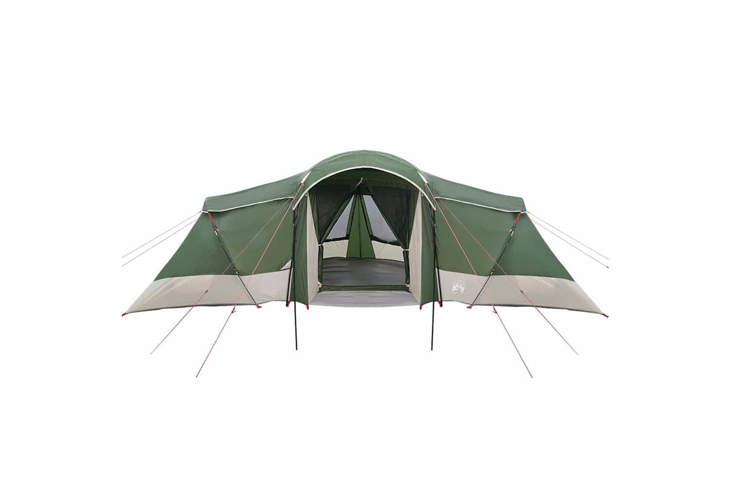 Vidaxl Family Tent With Roof Green And Grey 721 X 335 X 212 Cm-10
