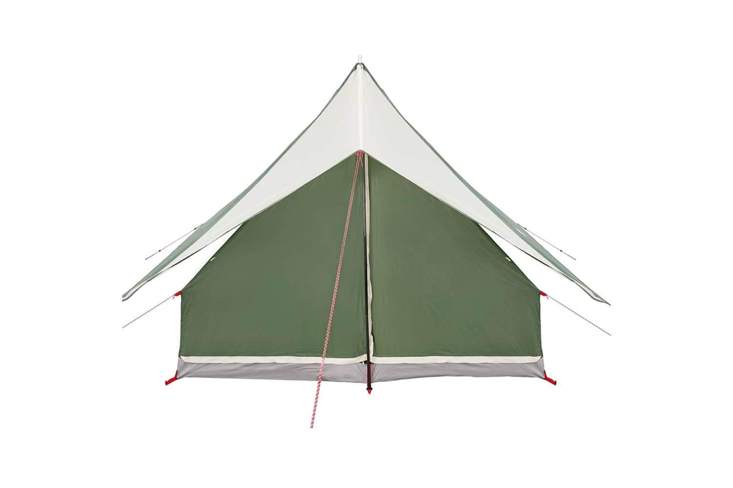 Vidaxl Family Tent With Roof Green And White 220 X 220 X 184 Cm-4