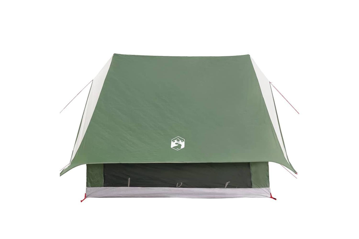 Vidaxl Family Tent With Roof Green And White 220 X 220 X 184 Cm-5