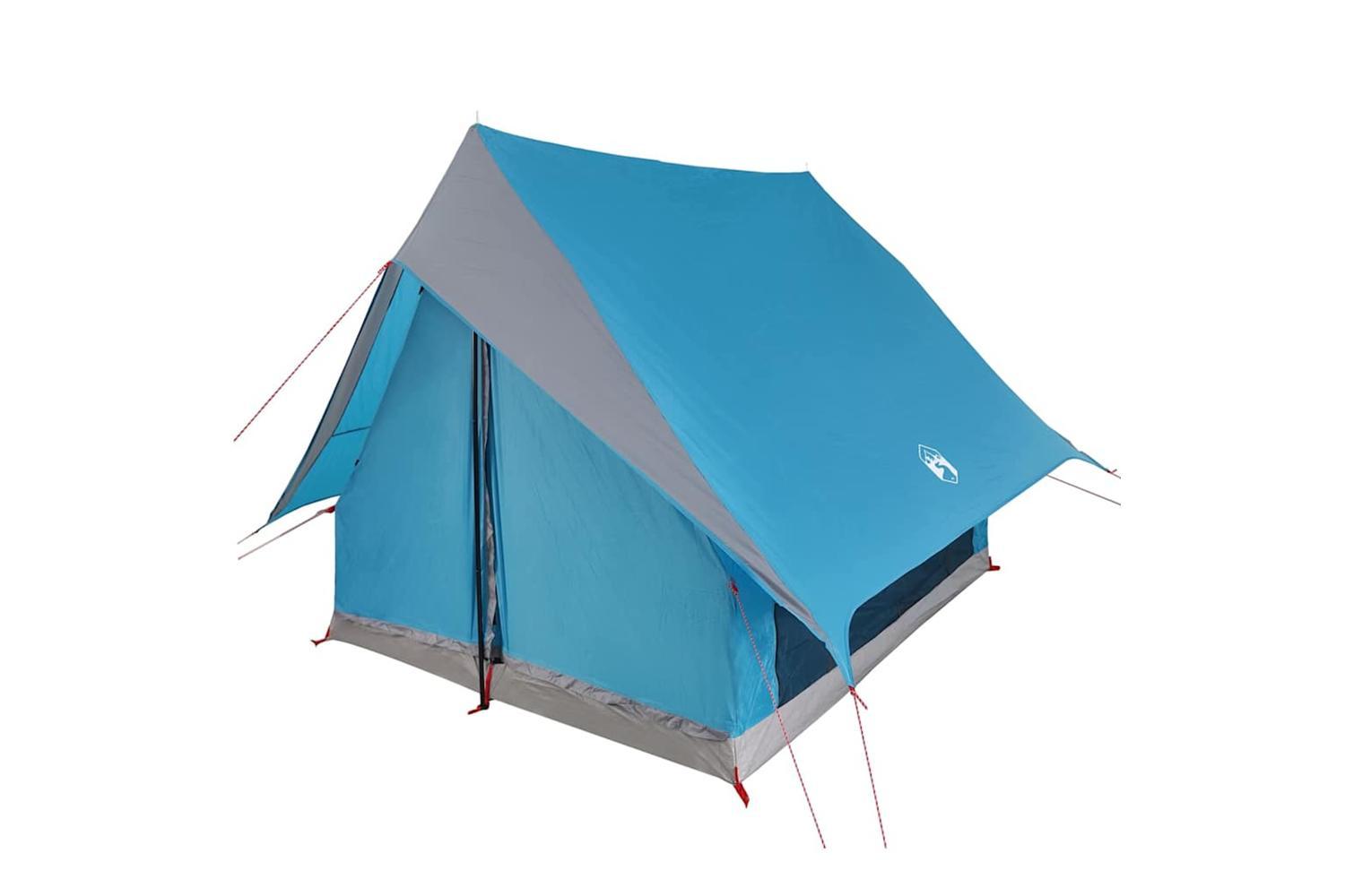 Vidaxl Family Tent With Roof Blue And Grey 220 X 220 X 184 Cm-2