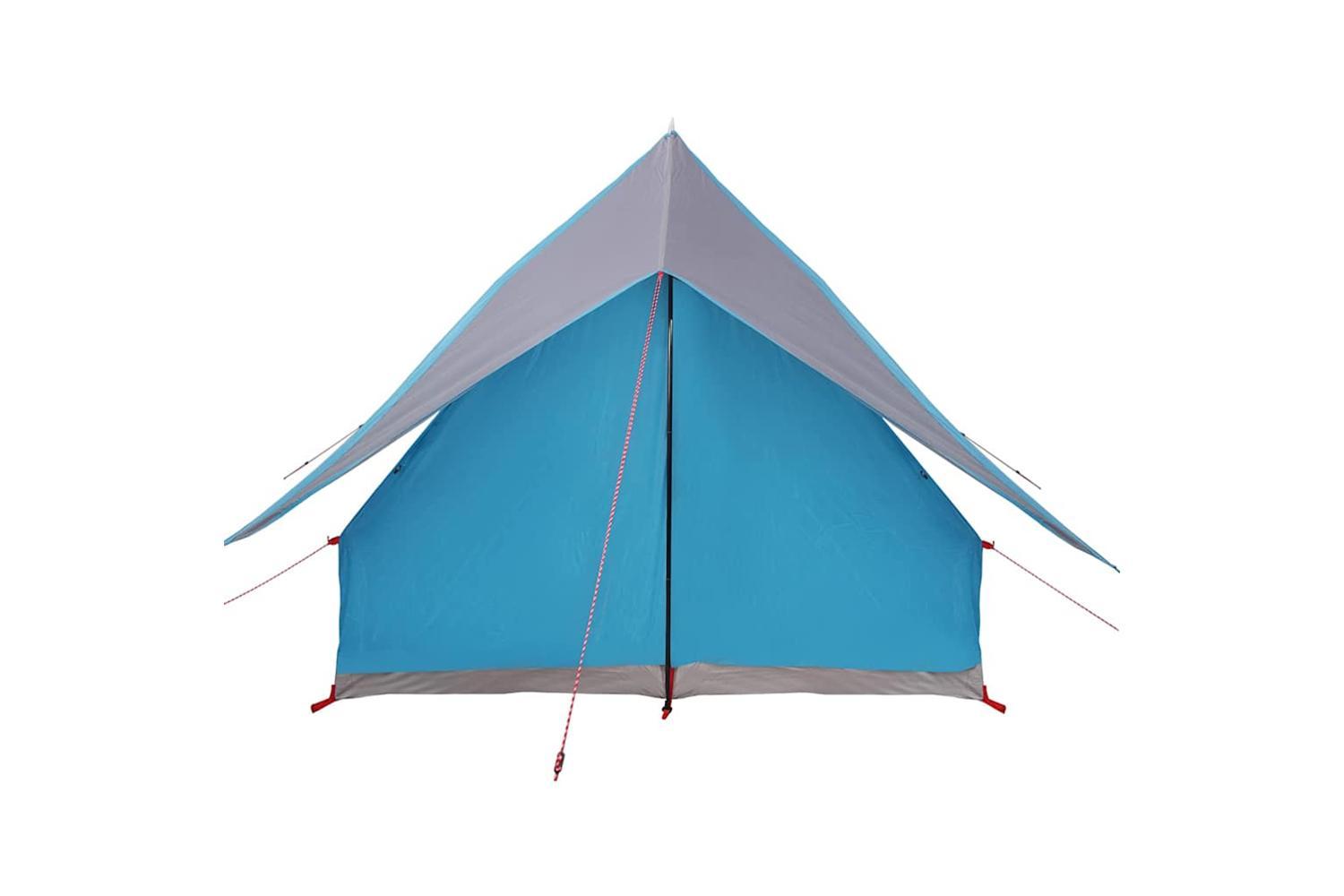 Vidaxl Family Tent With Roof Blue And Grey 220 X 220 X 184 Cm-6