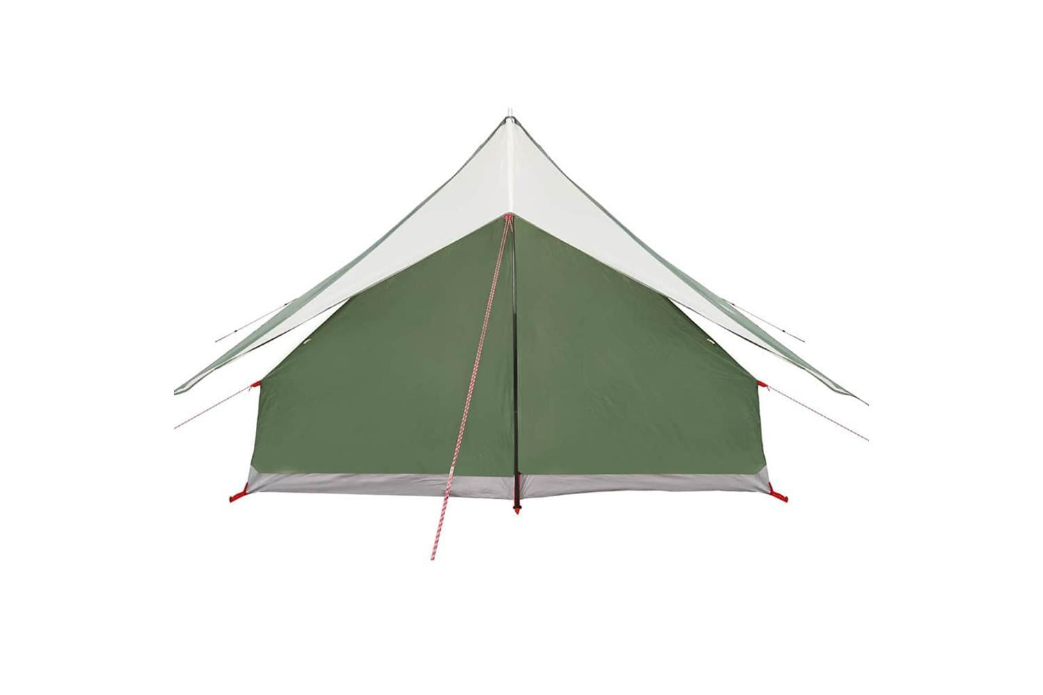 Vidaxl Family Tent With Roof Green And White 256 X 256 X 185 Cm-6