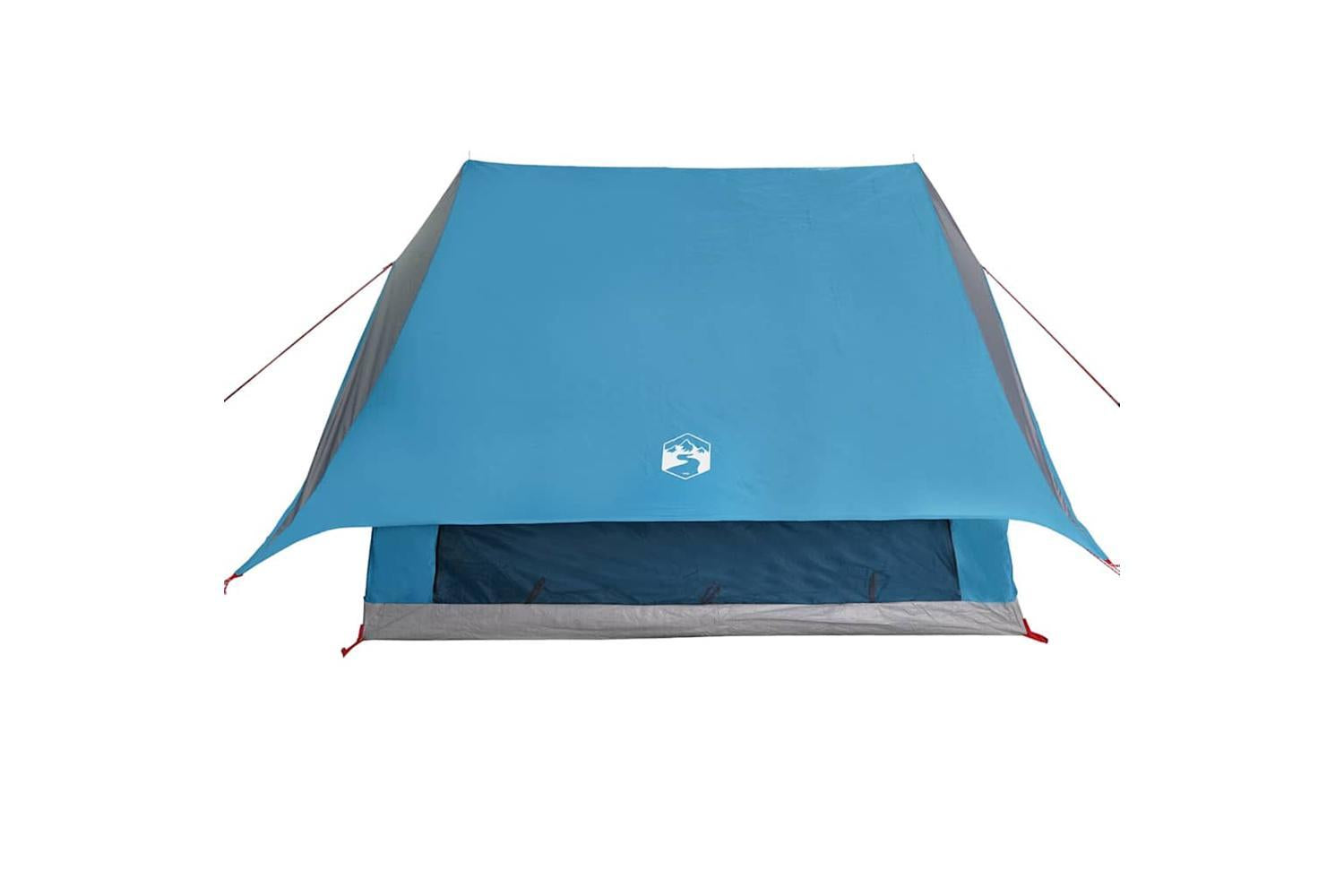 Vidaxl Family Tent With Roof Blue And Grey 256 X 256 X 185 Cm-5