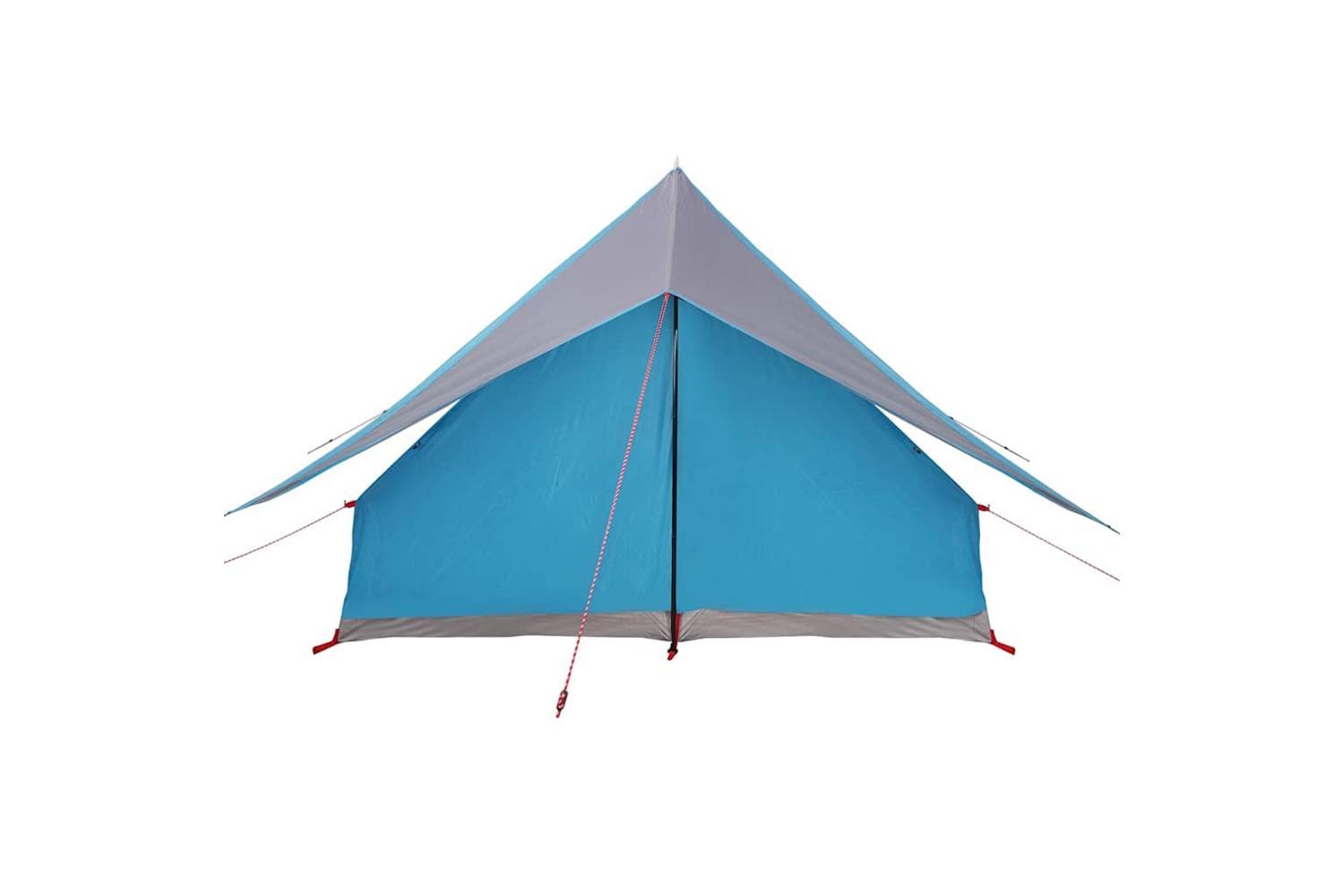 Vidaxl Family Tent With Roof Blue And Grey 256 X 256 X 185 Cm-6