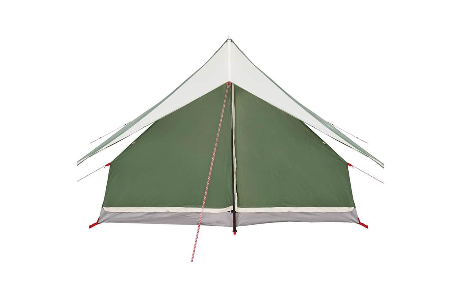 Vidaxl Family Tent With Roof Green And White 315 X 286 X 200 Cm-4