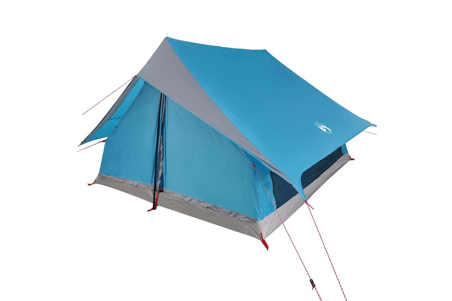 Vidaxl Family Tent With Roof Blue And Grey 315 X 286 X 200 Cm-2