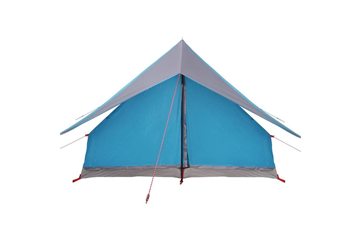 Vidaxl Family Tent With Roof Blue And Grey 315 X 286 X 200 Cm-4