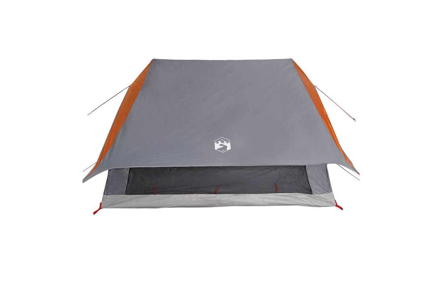 Vidaxl Family Tent With Roof Grey And Orange 315 X 286 X 200 Cm-5