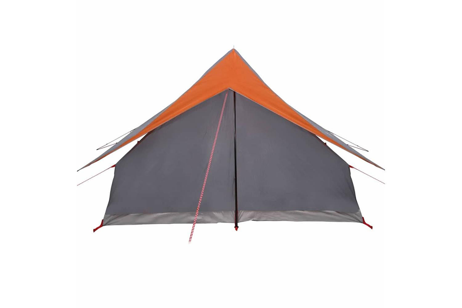Vidaxl Family Tent With Roof Grey And Orange 315 X 286 X 200 Cm-6