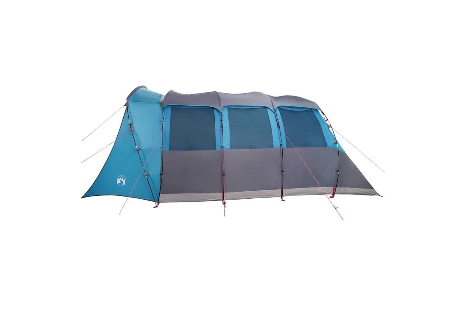 Vidaxl Family Tent With Roof Blue And Grey 576 X 325 X 213 Cm-5