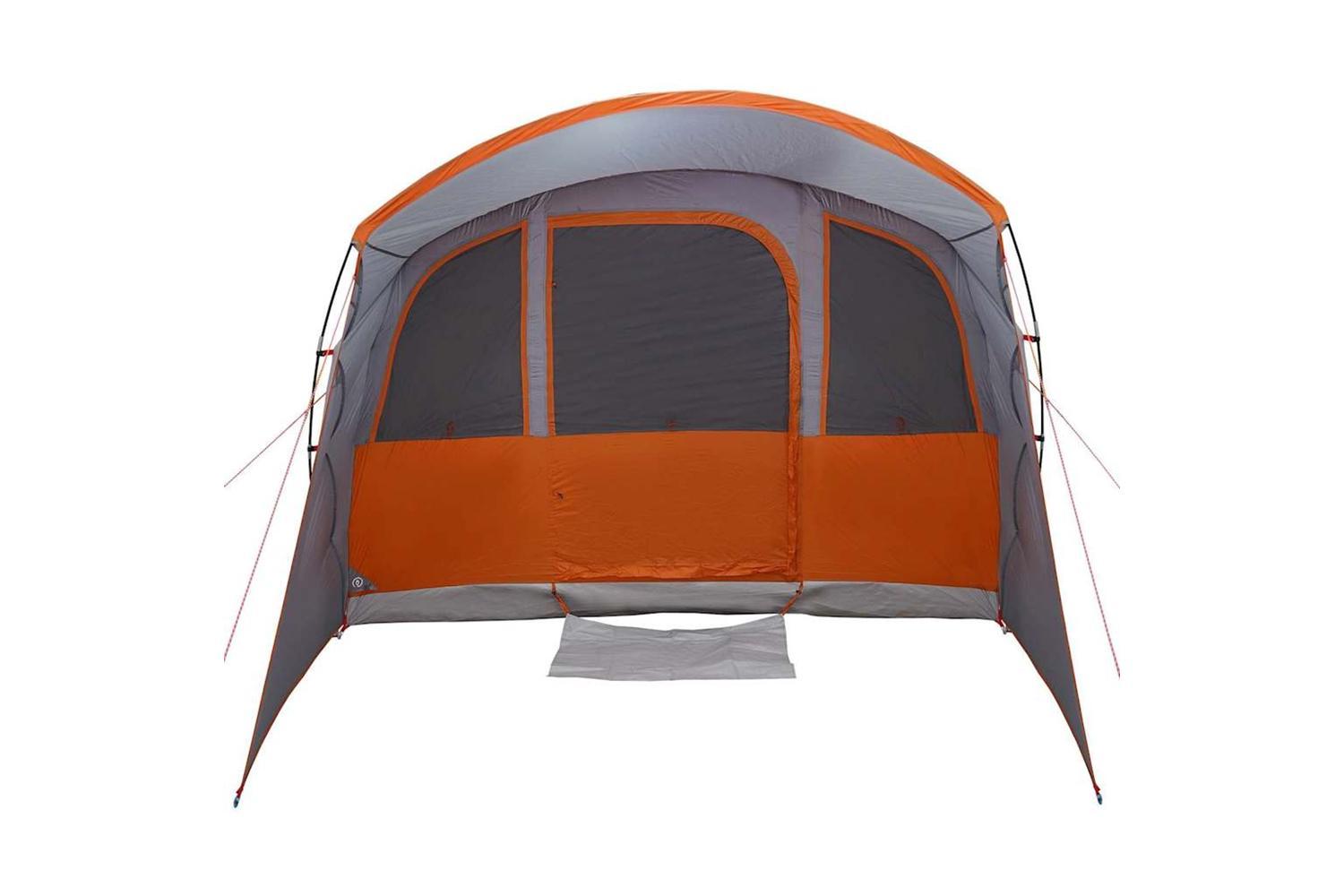Vidaxl Family Tent With Roof Grey And Orange 576 X 325 X 213 Cm-4