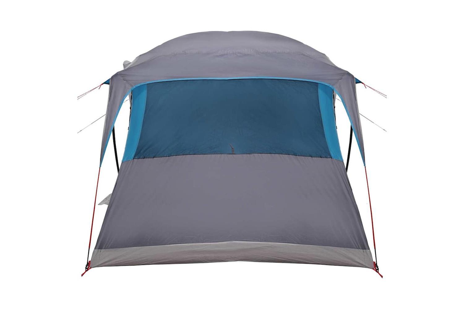 Vidaxl Family Tent With Roof Blue And Grey 435 X 255 X 216 Cm-5