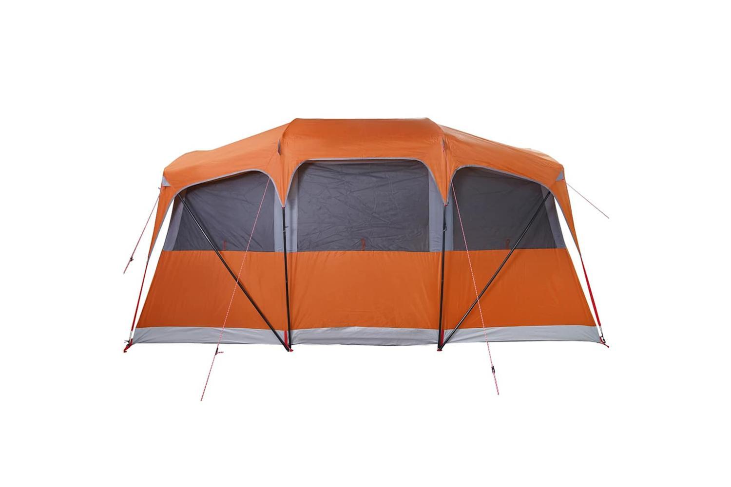 Vidaxl Family Tent With Roof Orange And Orange 435 X 255 X 216 Cm-6