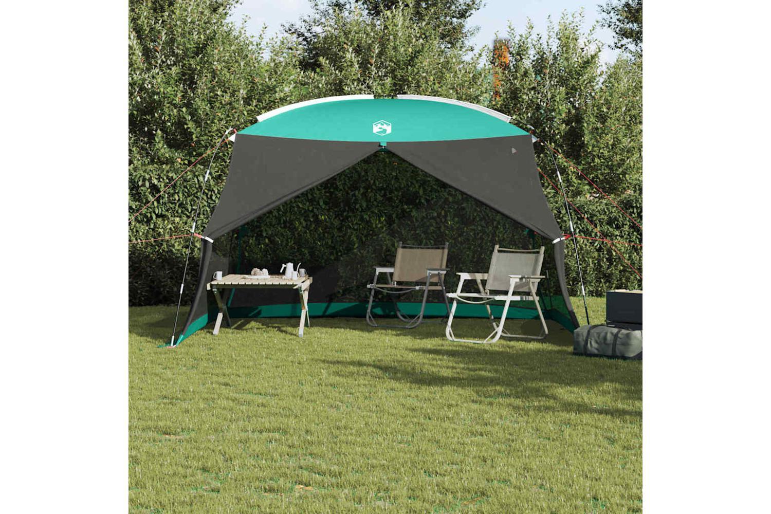 Vidaxl Mosquito Tent With Roof Sea Green 380 X 380 X 225 Cm-3